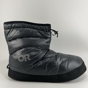 Outdoor Research Aerogel Insulated Slippers Men's Size Medium Gray Booties